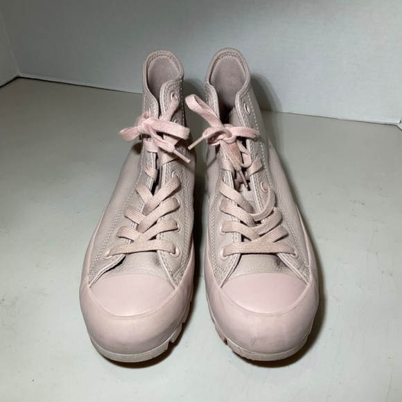 Converse CTAS Hi Lugged Mauve Monochrome Women's Platform Sneakers Size 8 - Picture 8 of 11
